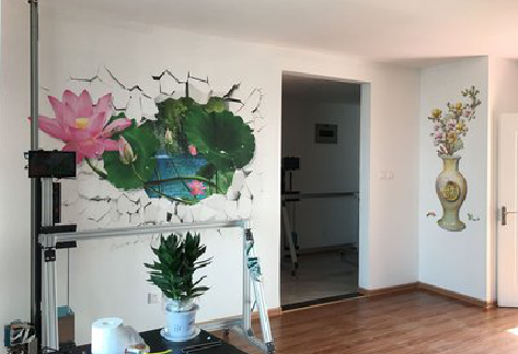 沈丘墙体彩绘相比墙纸的优势。